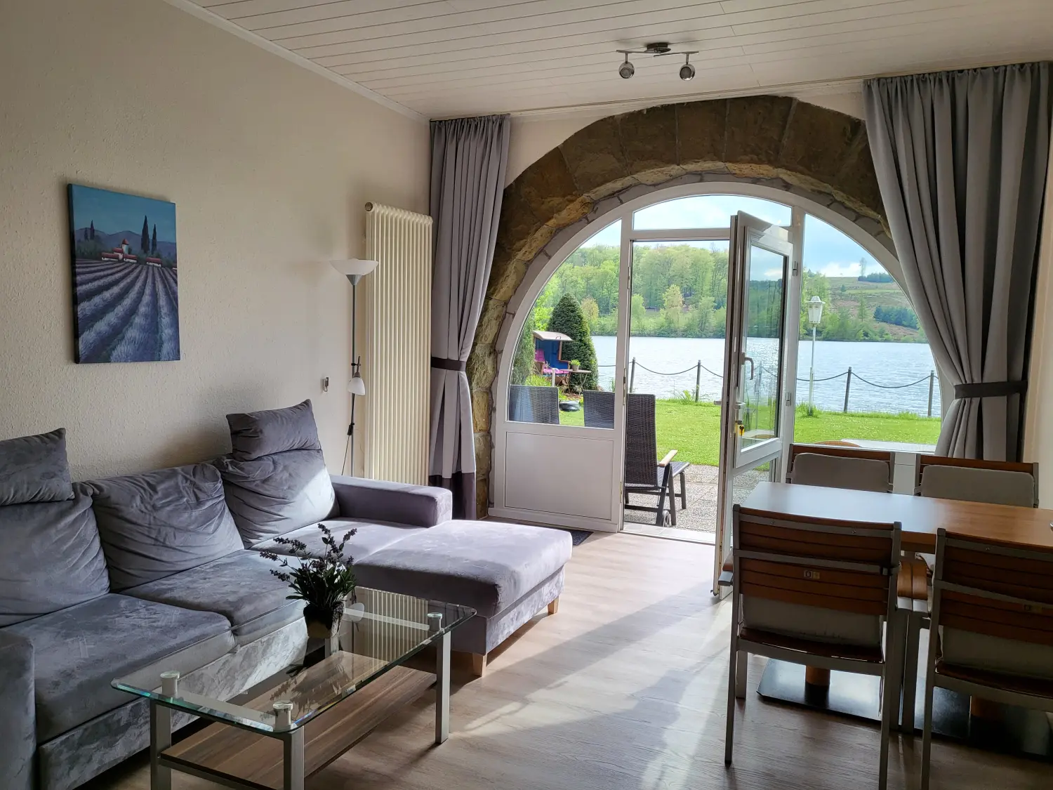 Seeblick aus der Ferienwohnung am Strandhof Möhnesee