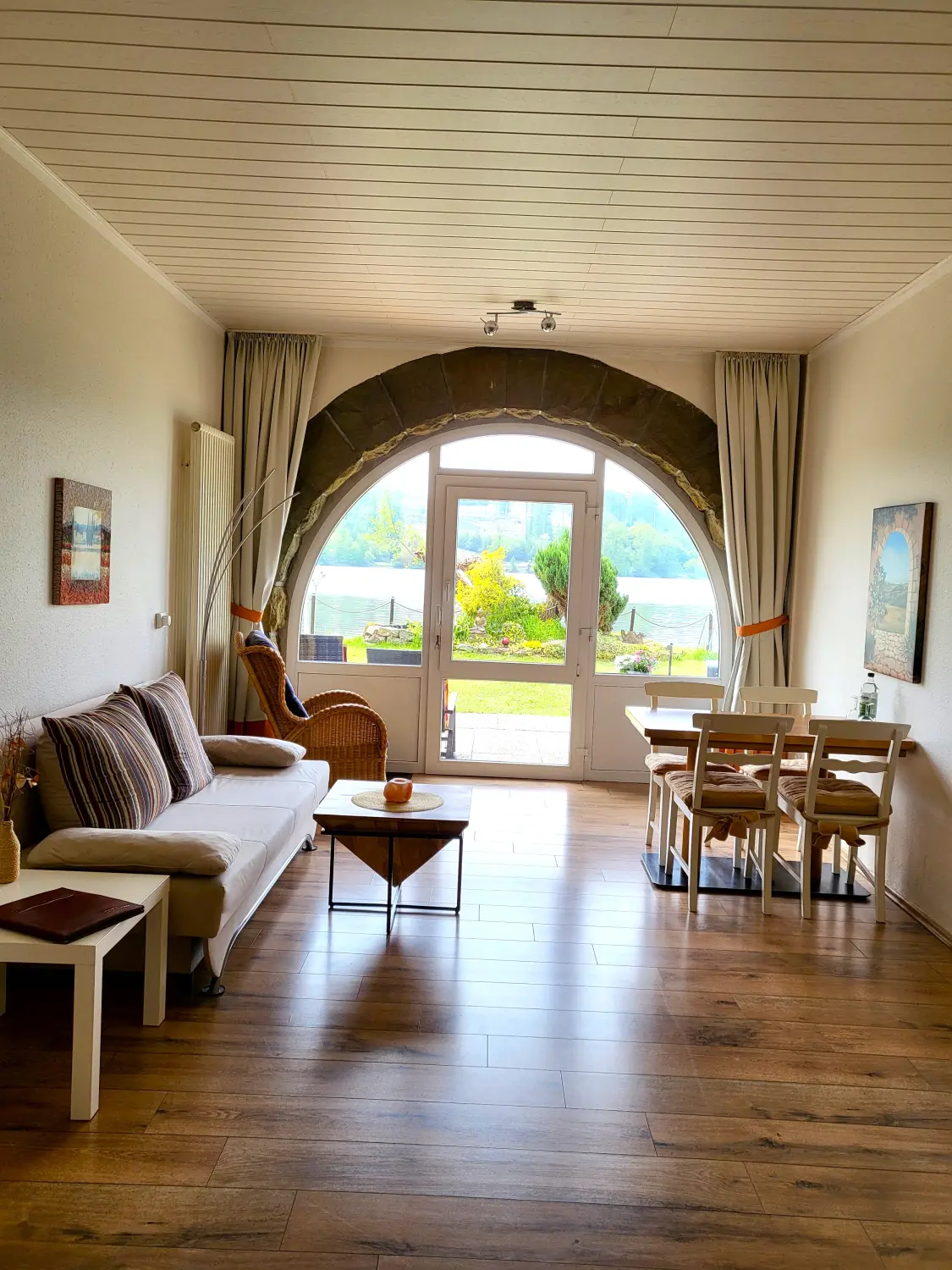 Seeblick aus der Ferienwohnung am Strandhof Möhnesee